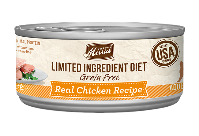 Merrick Limited Ingredient Diet Grain Free Chicken Wet Cat Food (5oz) - Merrick Wet Cat Food - The Family Pet