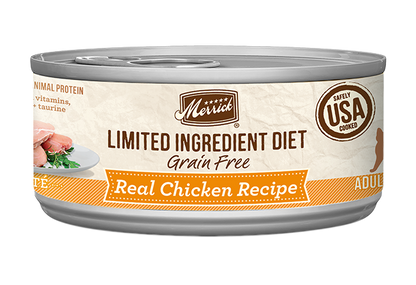 Merrick Limited Ingredient Diet Grain Free Chicken Wet Cat Food (5oz) - Merrick Wet Cat Food - The Family Pet