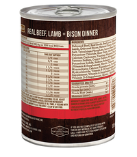 Merrick Grain Free Real Beef, Lamb and Bison Wet Dog Food (12.7oz)