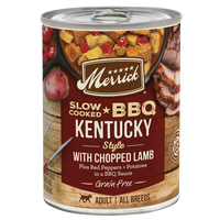 Merrick Slow Cooked Grain Free Adult BBQ Kentucky Lamb Wet Dog Food (12.7oz)