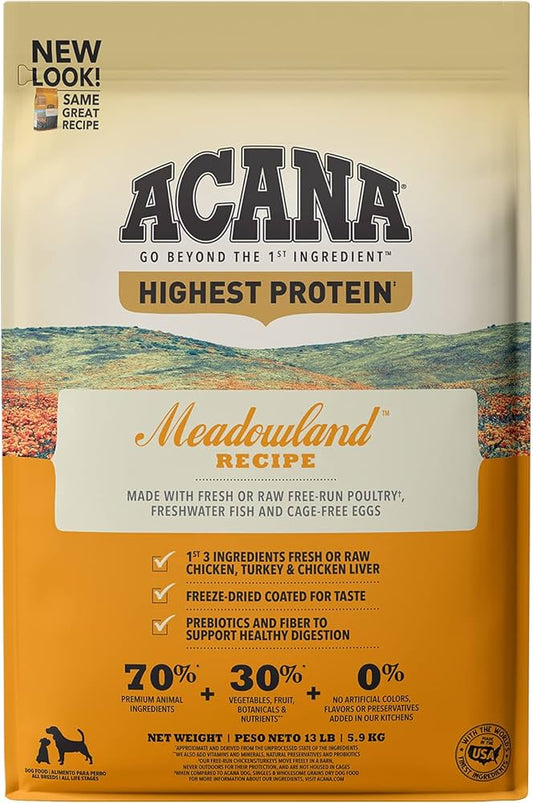 Acana Meadowland Recipe Dry Dog