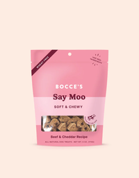 Bocces Soft and Chewy Say Moo Dog Treats (6oz)