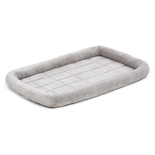 36in Midwest Diamond Stitch Bed Gray - Purrfect Pet Kingdom