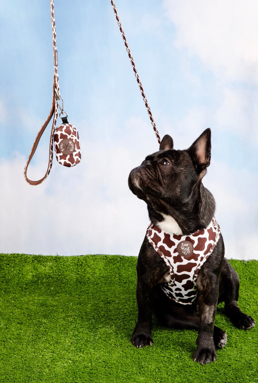 Chocolate Cow Adjustable Harness Dog Harness | Purrfect Pet