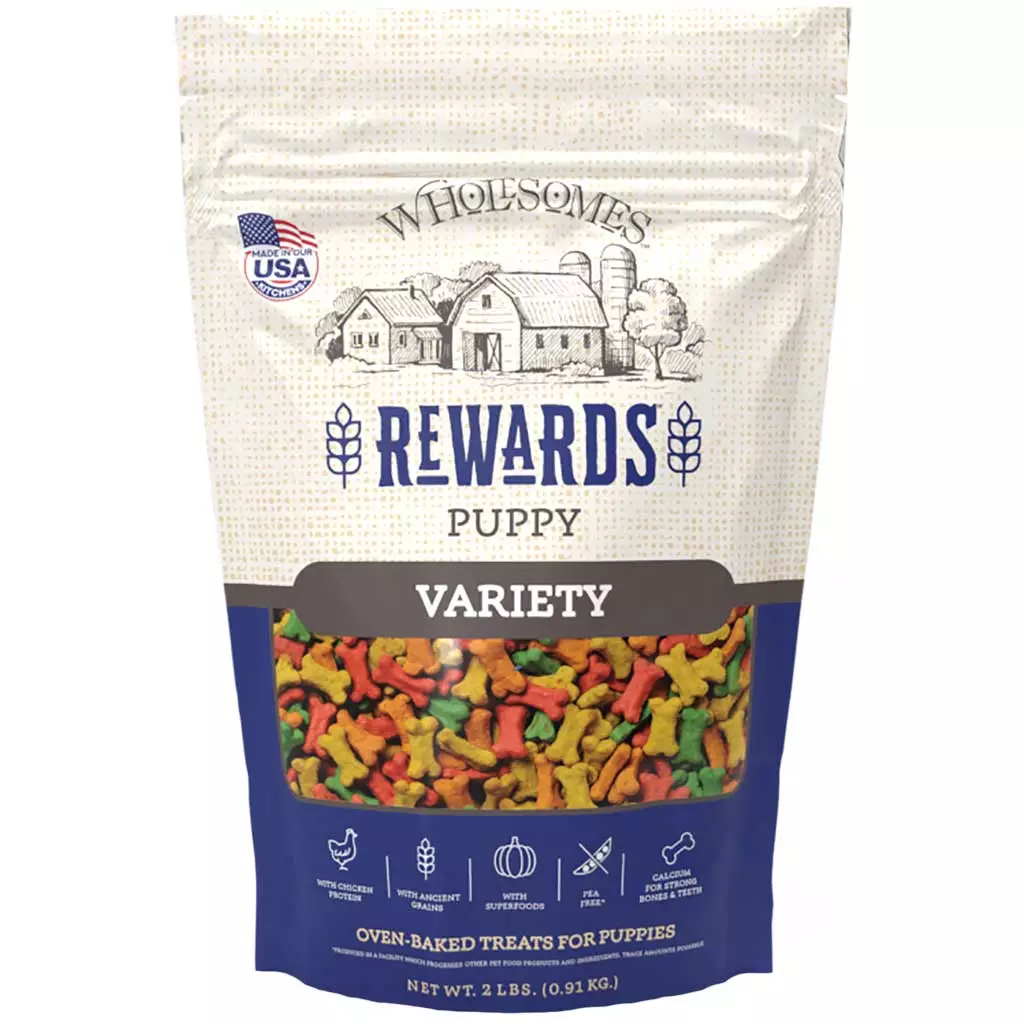 Wholesomes Puppy Variety Dog Treats 2lb 🐶