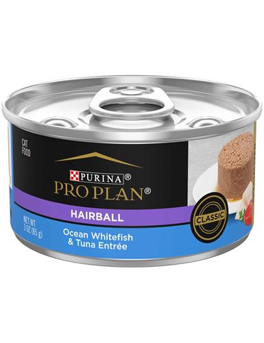 Proplan Hairball Ocean Fish and Tuna Wet Cat Food 3oz