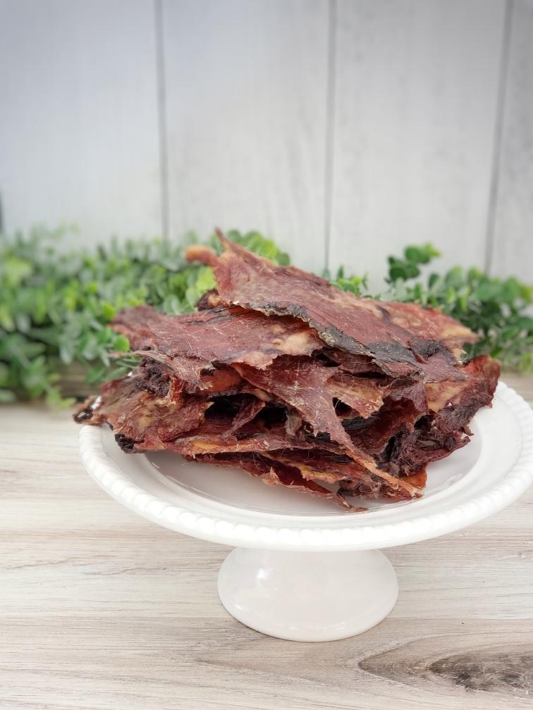 Naked Beasts Beef Lips Thin Cut Low Fat Dog Chews 200g Pack