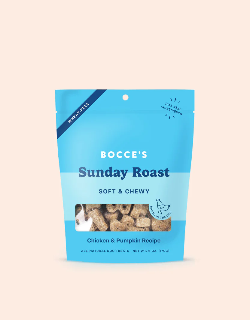 Bocces Soft and Chewy Sunday Roast Dog Treats (6oz) - Bocce's Dog Treats - The Family Pet