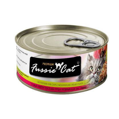 Purrfect Pet Kingdom Professional-Grade Fussie Cat Premium- Tuna With Ocean Fish Formula In Aspic For Birds - Interactive pet supplies by Purrfect Pet Kingdom®