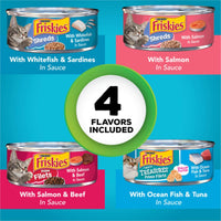 32Ct 5.5oz Friskies Fish-A-Licious Variety Pack