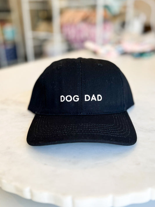 Dog Dad Hat Black