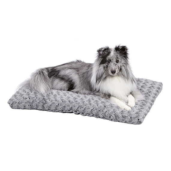 Midwest Ombre Swirl Pet Bed Gray 29x21 Fits 30 Inch Crate 🛏️