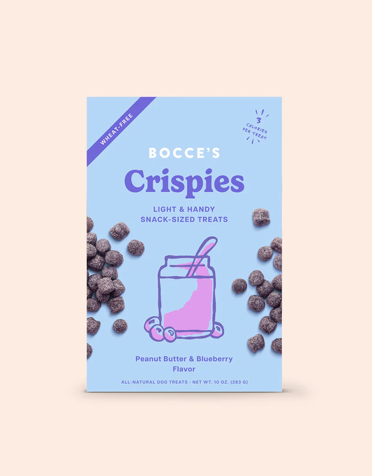 Bocce's Crispies Peanut Butter and Blueberry Dog Treats (10oz)