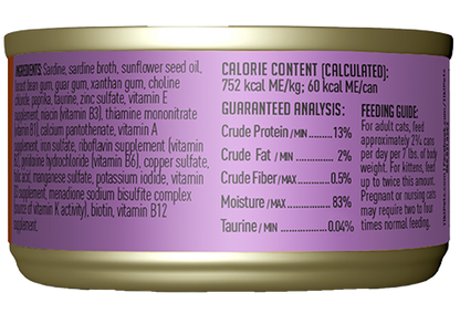 Wet Cat Food Sardine Tahitian Grill 2.8 Oz Tikicat ✅
