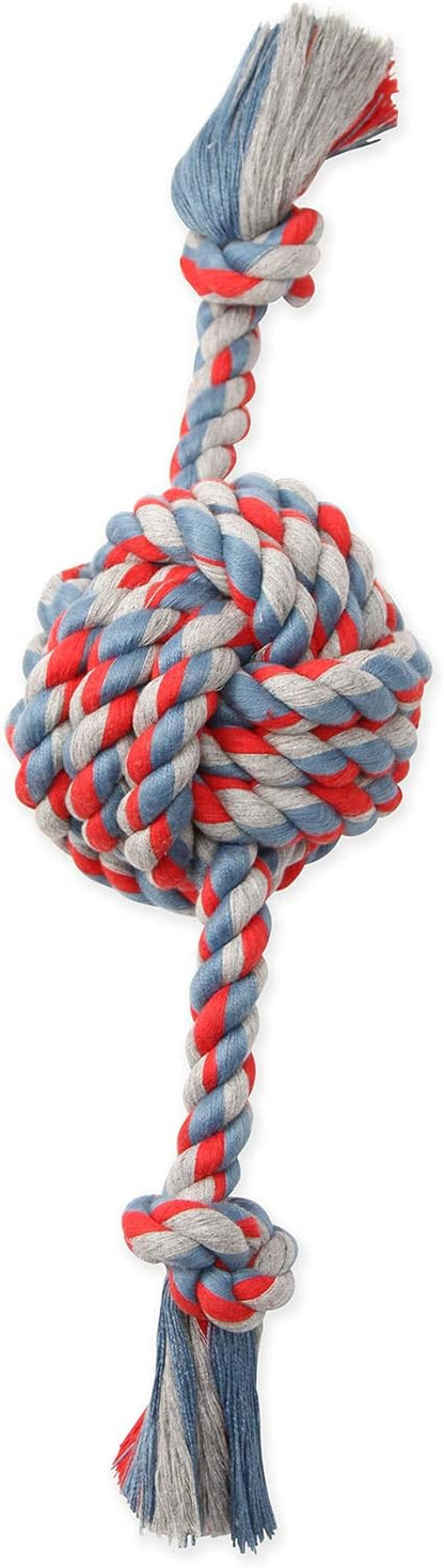 Dog Toy Mammoth Flossy Monkey Fist Ball Rope ⚽