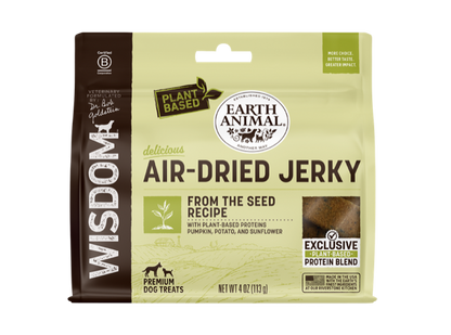 Earth Animal Wisdom Air Dried From The Seed Jerky Dog Treats