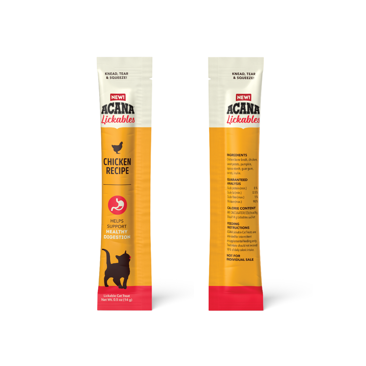 Acana Lickables Chicken Cat Treats (2.5oz) - Lickable Cat Treats - The Family Pet