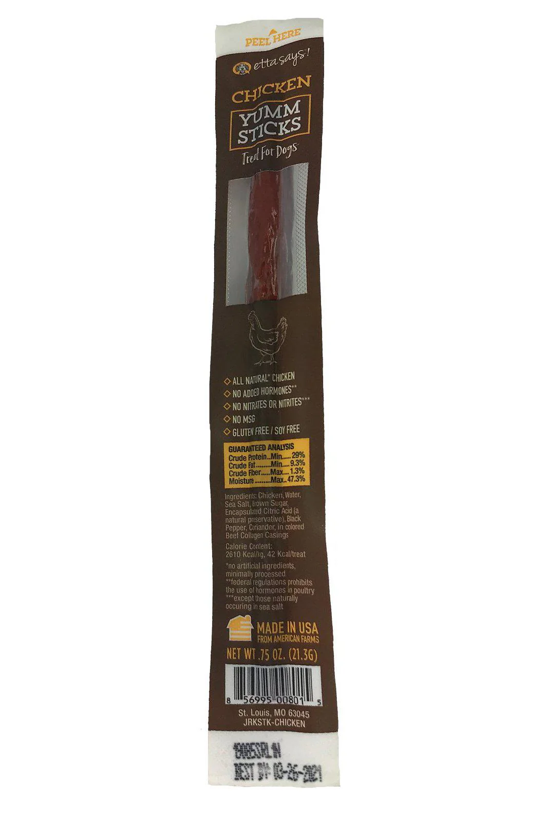 Dog Treats Chicken Yum Sticks 0.75oz 🐔