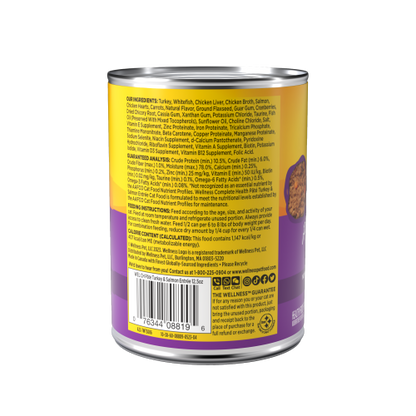 Wellness Complete Health Adult Turkey and Salmon Pate Wet Cat Food (5.5oz)