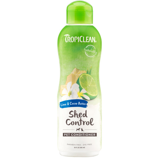 Tropiclean Lime Cocoa Butter Pet Conditioner 20oz Natural 🧴