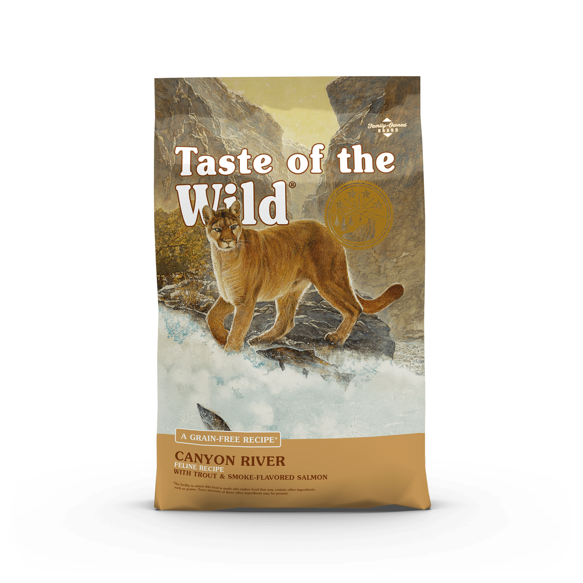 Taste of the Wild Adult Canyon River Trout and Salmon Feline Food (5lb) - Dry Cat Food - The Family Pet
