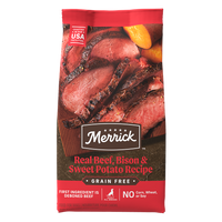 Merrick Grain Free Adult Beef, Bison and Sweet Potato Dog Dry Food