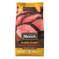 Merrick Grain Free Healthy Weight Adult Beef and Sweet Potato Dog Dry Food (22lb)