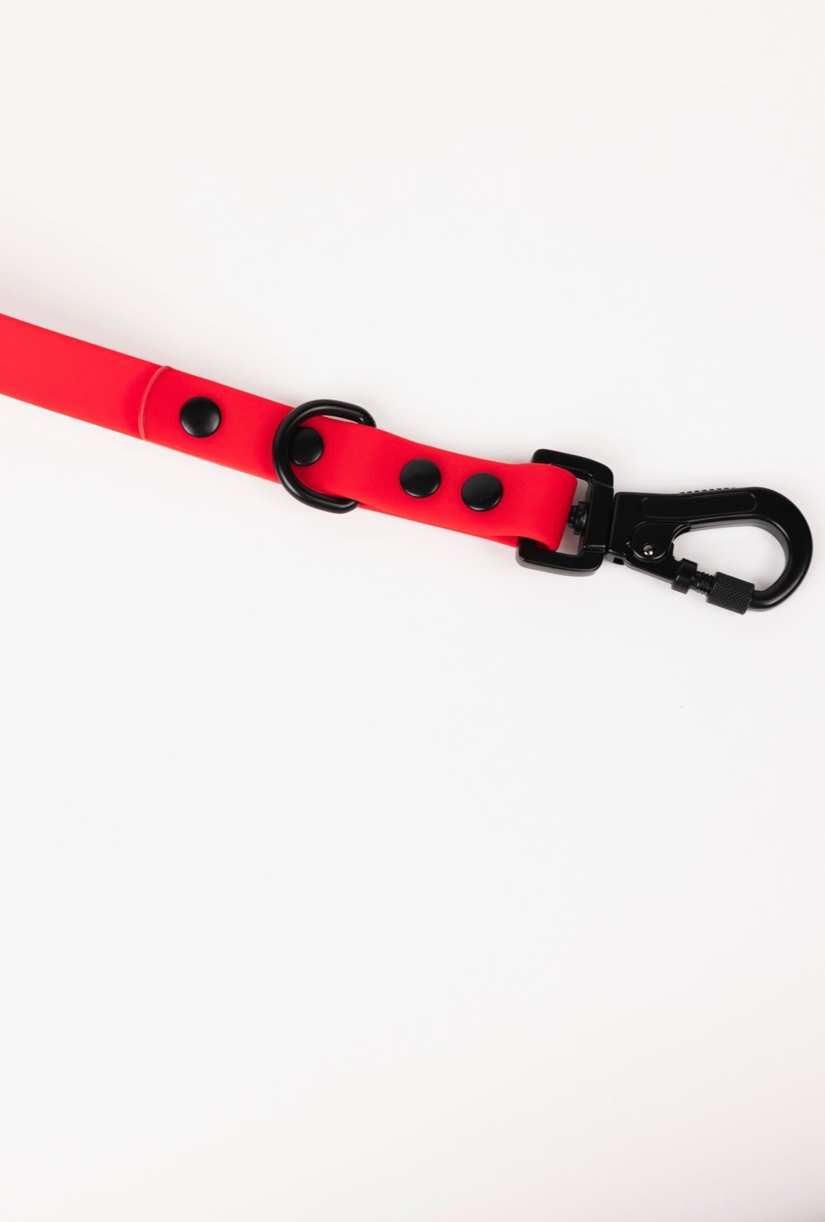 Dog Leash Ruby Red Adjustable 60in 3 Lengths Dual