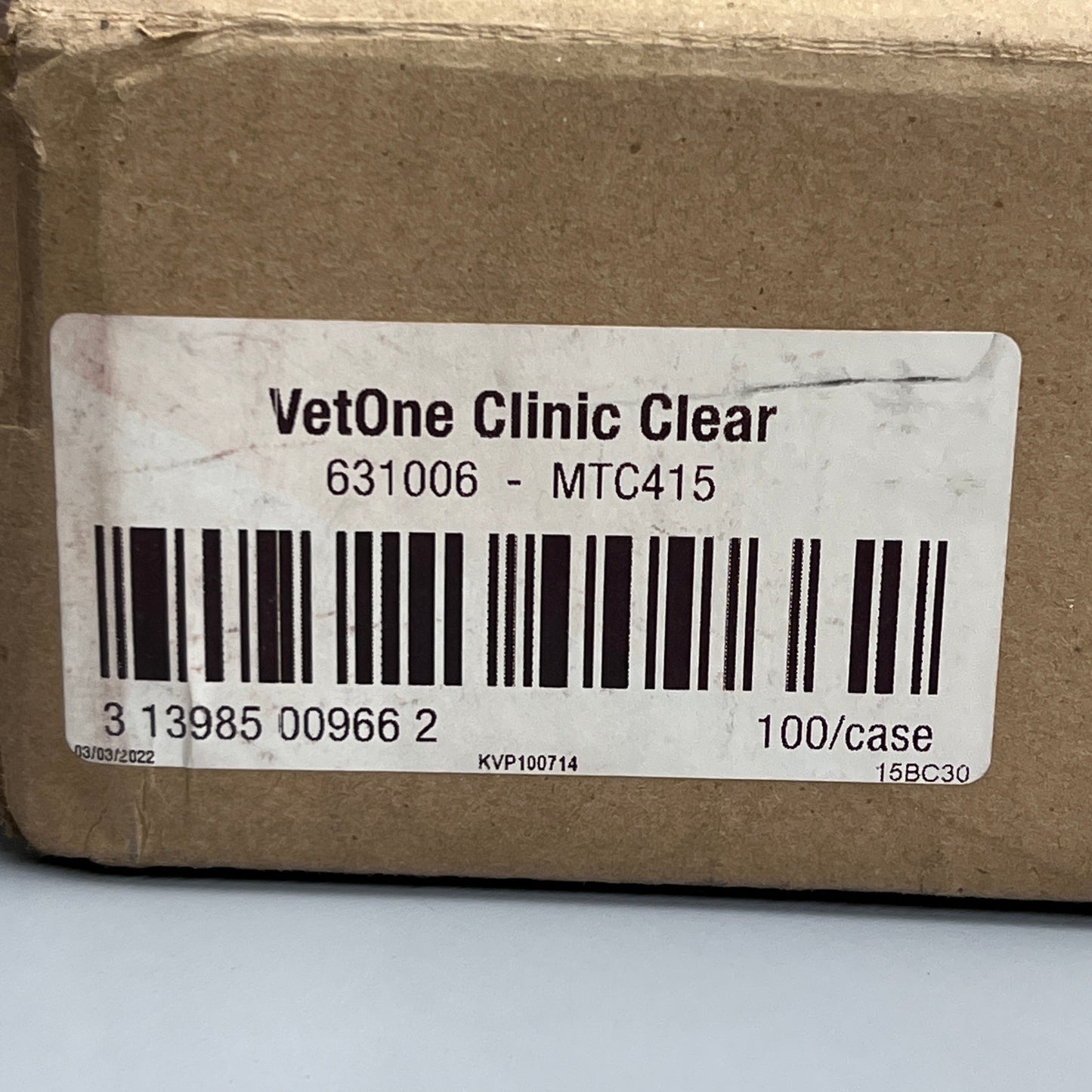 VETONE (100 PACK) Clinic Clear Collar Cones for dogs V1 631006 (New)