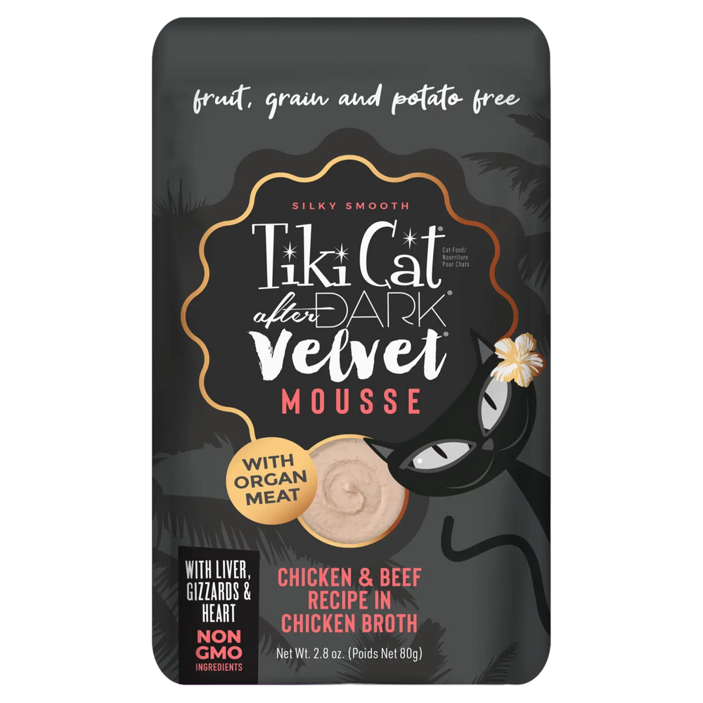 Tikicat Adult After Dark Velvet Mousse Chicken and Beef (2.8oz)