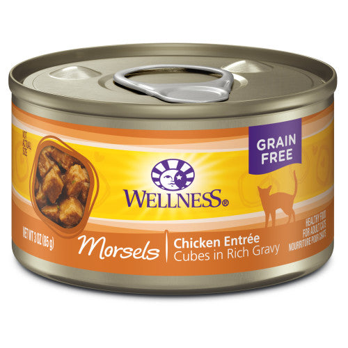 Wellness Complete Health Adult Morsels Chicken Dinner Wet Cat Food (5.5oz)
