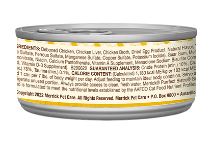 Merrick Purrfect Bistro Grain Free Adult Chicken Pate Cat Food (3oz) - Merrick Wet Cat Food - The Family Pet