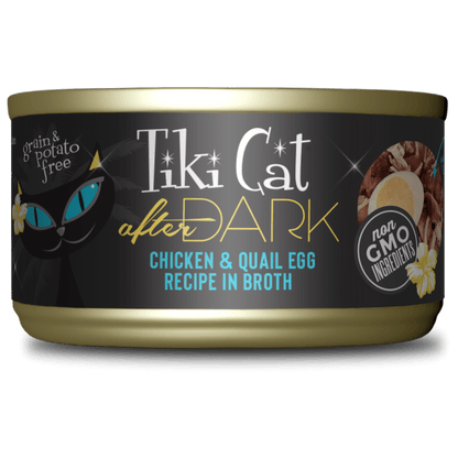 Tikicat Adult After Dark Chicken and Quail in Broth (2.8oz)