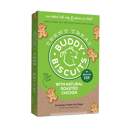 Buddy Biscuits Crunchy Teeny Chicken Dog Treats (8oz) at Purrfect Pet Kingdom