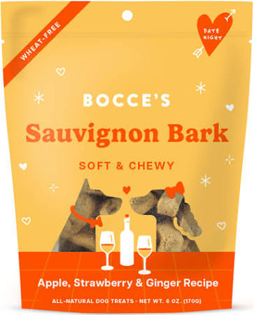 Bocces Soft and Chewy Sauvignon Bark Dog Treats (6oz) - Bocce's Dog Treats - The Family Pet