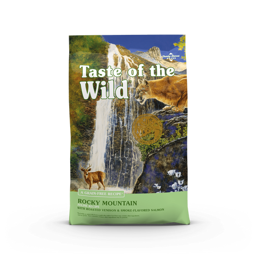 Taste of the Wild Adult Rocky Mountain Venison and Salmon Feline Food - Tast of the Wild Dry Cat Food - The Family Pet