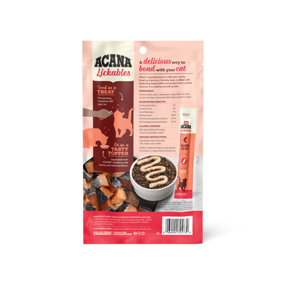 Cat Treats Lickable Salmon 2.5 Oz Acana 🐟