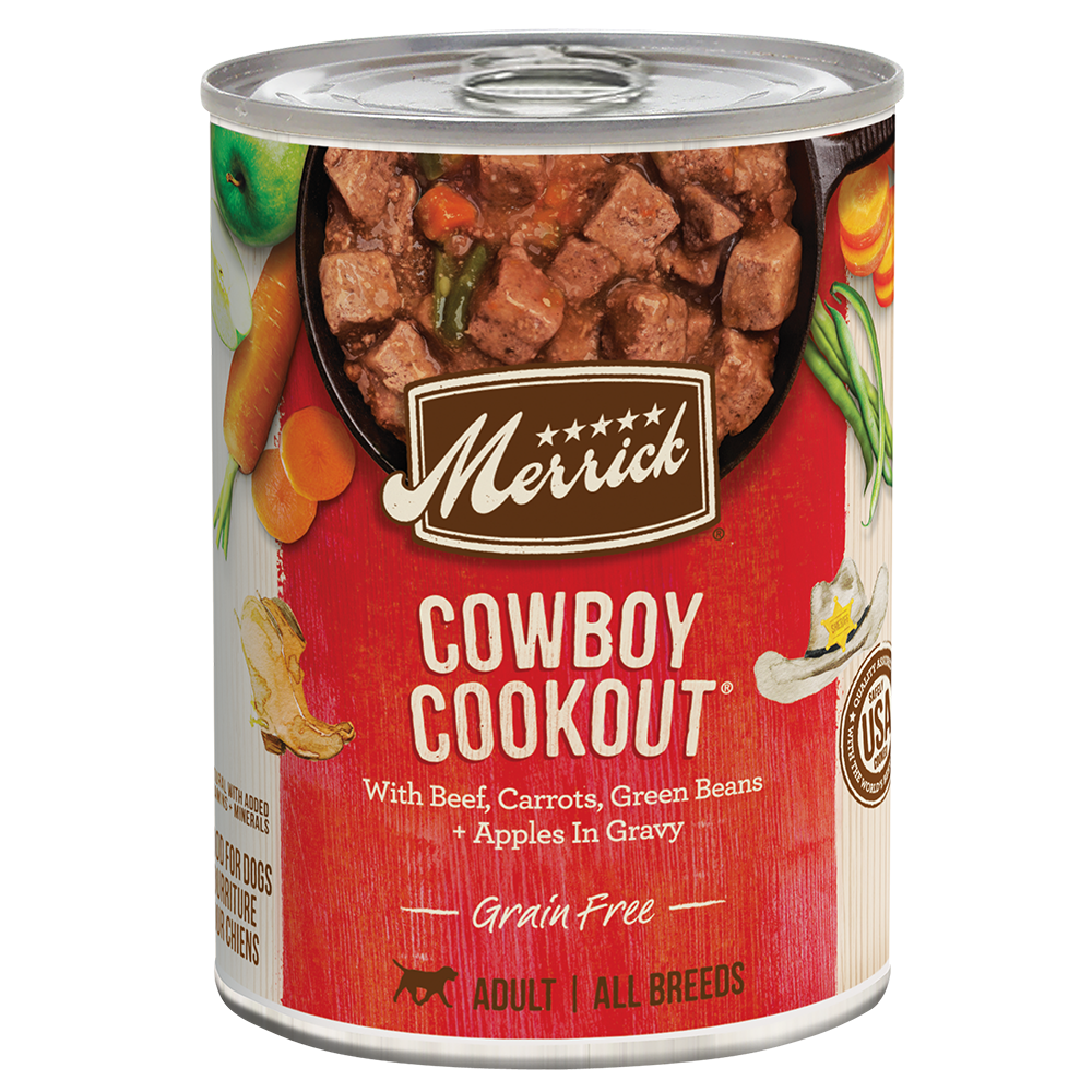 Merrick Grain Free Cowboy Cookout Wet Dog Food (12.7oz) - Wet Dog Food - The Family Pet
