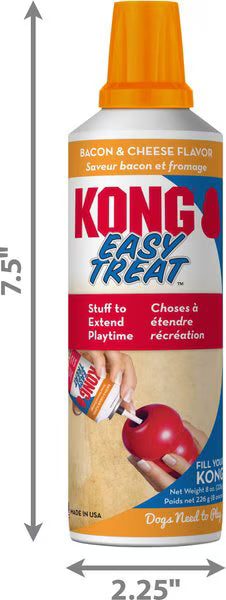 KONG  StuffN Easy Treat Bacon & Cheese Recipe, 8 Oz