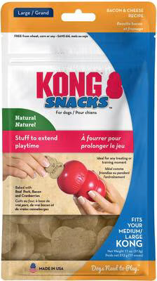 Dog Treats Kong Bacon Chews 11oz Training Rewards Premium - main product image