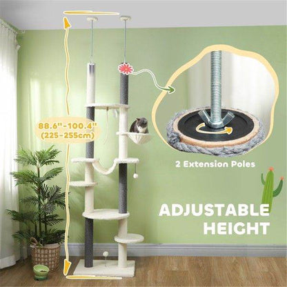 Purrfect Pet Kingdom Indoor Cat Furniture with Scratching Posts Purrfect Pet Kingdom