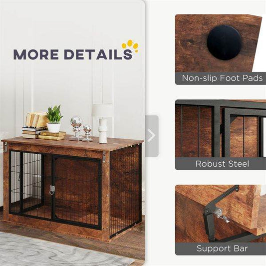 Purrfect Pet Kingdom Indoor Dog Crate with Lock Purrfect Pet Kingdom