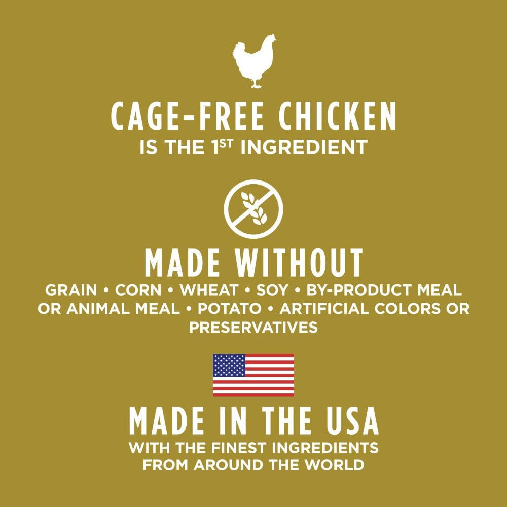 Purrfect Pet Kingdom healthy cat food for all life stages featuring cage-free chicken and no artificial ingredients