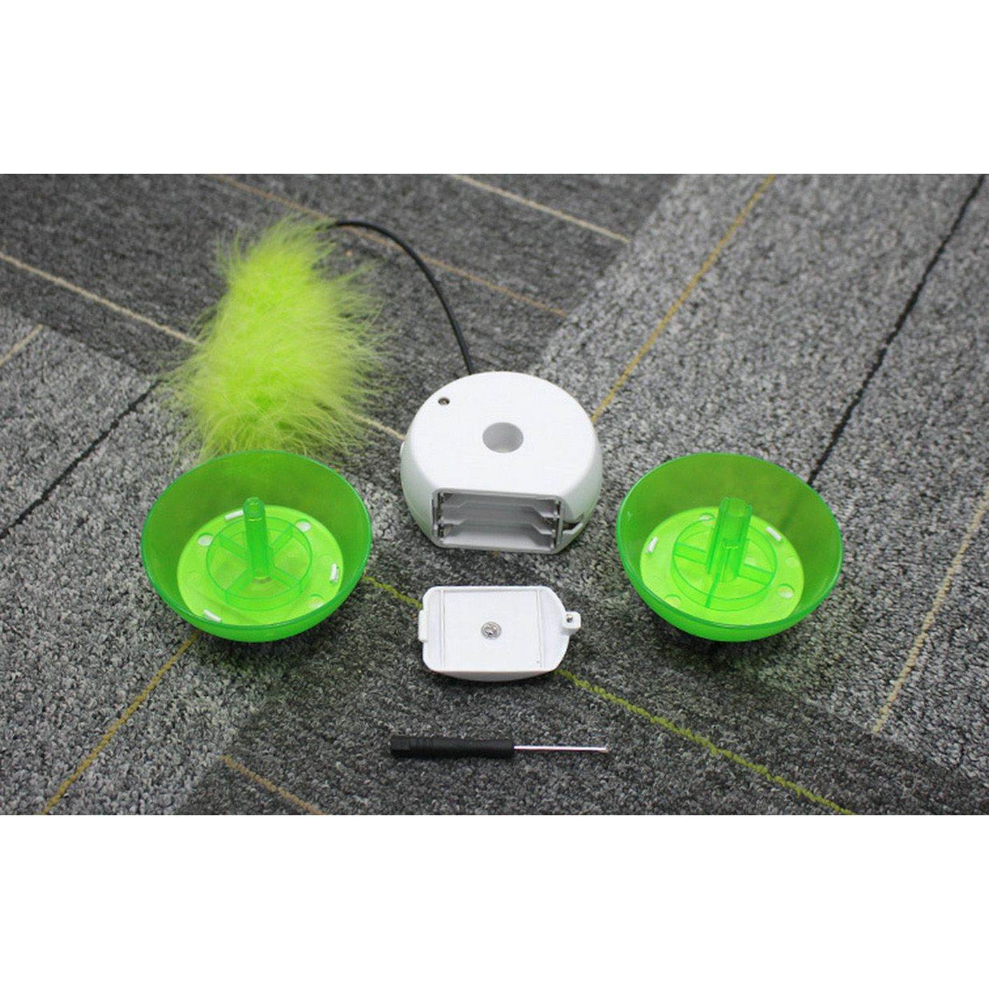 Purrfect Pet Kingdom Interactive LED Cat Toy with Feather Purrfect Pet Kingdom