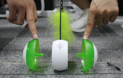 Purrfect Pet Kingdom Interactive LED Cat Toy with Feather Purrfect Pet Kingdom