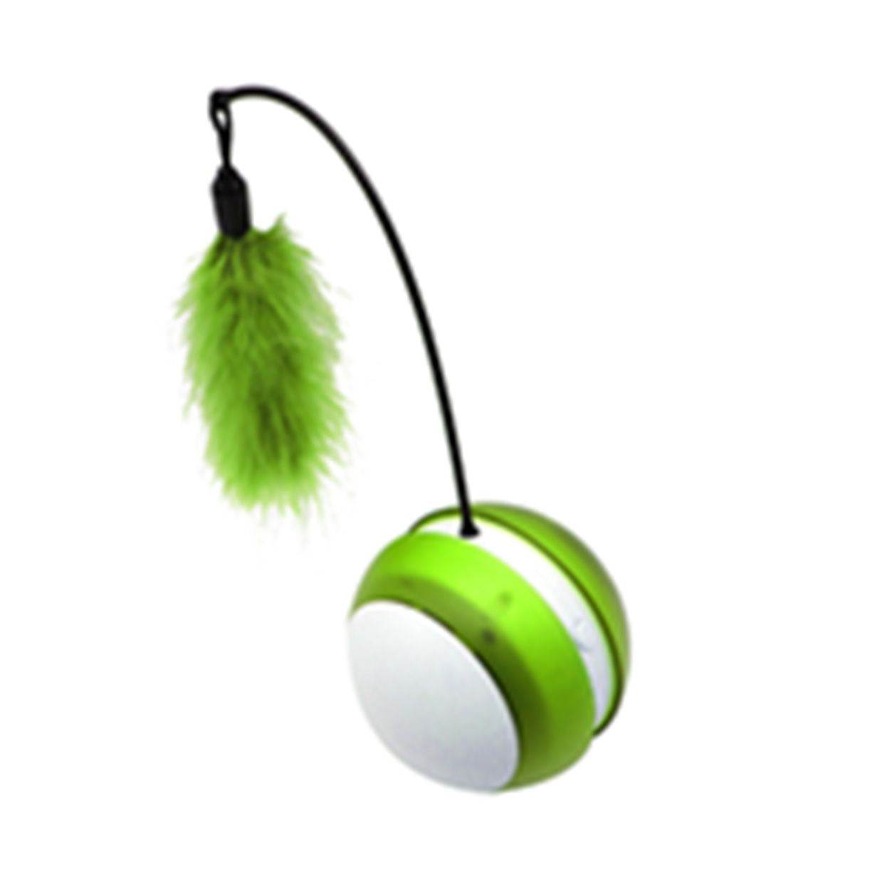 Purrfect Pet Kingdom Interactive LED Cat Toy with Feather green Purrfect Pet Kingdom
