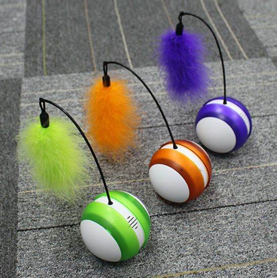 Purrfect Pet Kingdom Interactive LED Cat Toy with Feather Purrfect Pet Kingdom