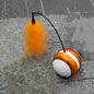 Purrfect Pet Kingdom Interactive LED Cat Toy with Feather orange Purrfect Pet Kingdom