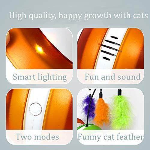 Purrfect Pet Kingdom Interactive LED Cat Toy with Feather Purrfect Pet Kingdom