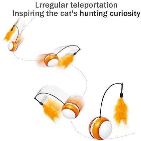 Purrfect Pet Kingdom Interactive LED Cat Toy with Feather Purrfect Pet Kingdom